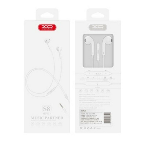 Auriculares manos libres con conector 3.5 XO S8 Toto Celulares